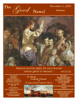 November 1, 2020 Good News