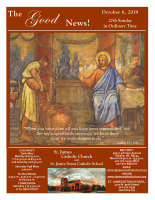 October 6, 2019 Good News
