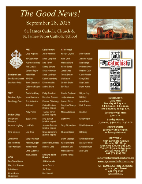 September 28 2025 Bulletin