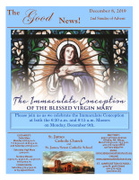 December 8, 2019 Good News